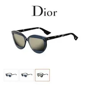 Dior DiorMania 2 Sunglasses in Blue Christian Dior Diormania-2 Sunglasses | FREE Shipping - SOLD OUT main image 2